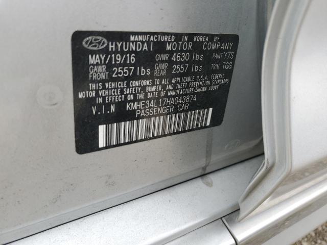 Photo 11 VIN: KMHE34L17HA043874 - HYUNDAI SONATA HYB 