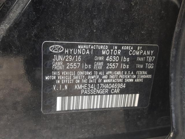 Photo 9 VIN: KMHE34L17HA046984 - HYUNDAI SONATA HYB 