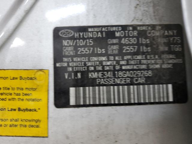 Photo 11 VIN: KMHE34L18GA029268 - HYUNDAI SONATA HYB 