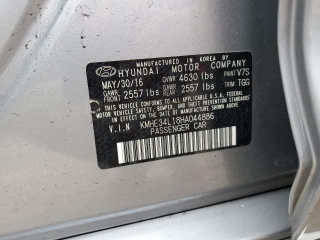 Photo 12 VIN: KMHE34L18HA044886 - HYUNDAI SONATA HYB 