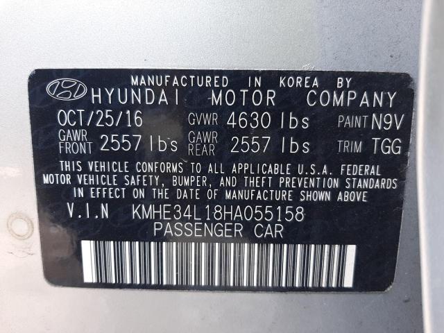 Photo 9 VIN: KMHE34L18HA055158 - HYUNDAI SONATA HYB 