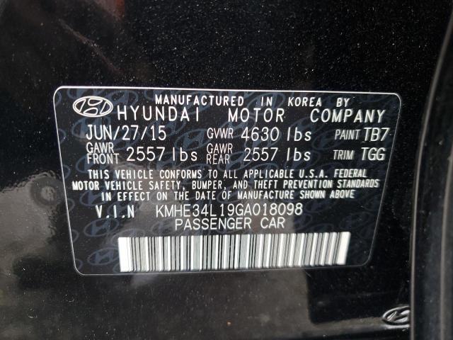 Photo 9 VIN: KMHE34L19GA018098 - HYUNDAI SONATA HYB 