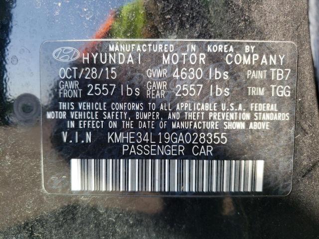 Photo 9 VIN: KMHE34L19GA028355 - HYUNDAI SONATA 