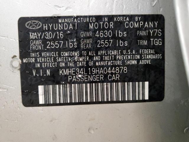 Photo 11 VIN: KMHE34L19HA044878 - HYUNDAI SONATA HYB 