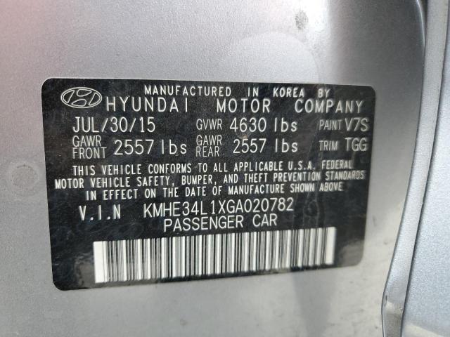 Photo 12 VIN: KMHE34L1XGA020782 - HYUNDAI SONATA HYB 