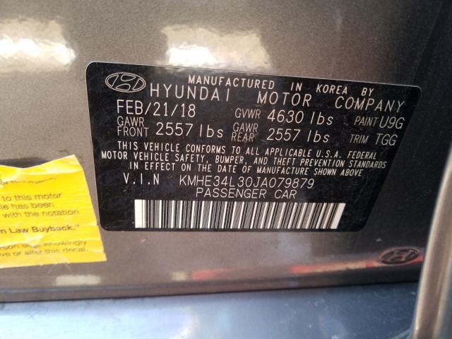 Photo 9 VIN: KMHE34L30JA079879 - HYUNDAI SONATA HYB 