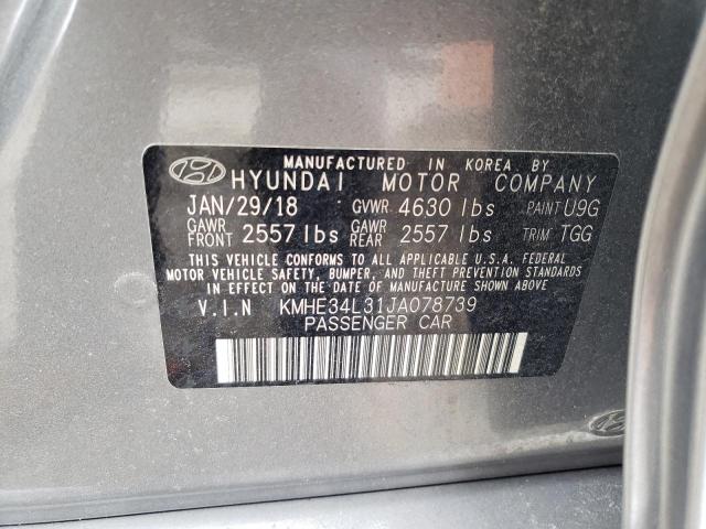 Photo 11 VIN: KMHE34L31JA078739 - HYUNDAI SONATA HYB 