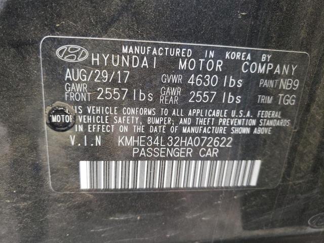 Photo 11 VIN: KMHE34L32HA072622 - HYUNDAI SONATA 