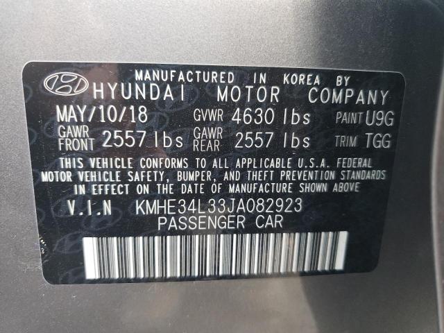 Photo 9 VIN: KMHE34L33JA082923 - HYUNDAI SONATA HYB 