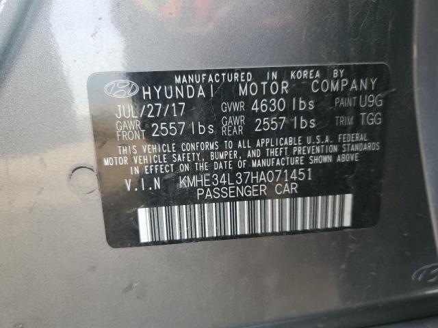 Photo 11 VIN: KMHE34L37HA071451 - HYUNDAI SONATA 