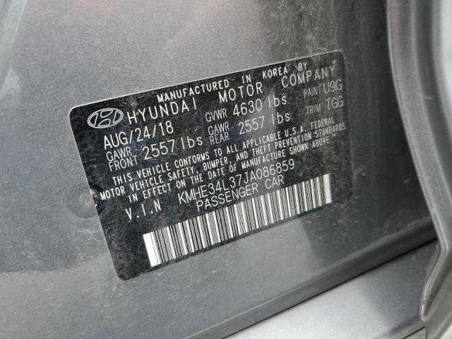 Photo 12 VIN: KMHE34L37JA086859 - HYUNDAI SONATA HYB 