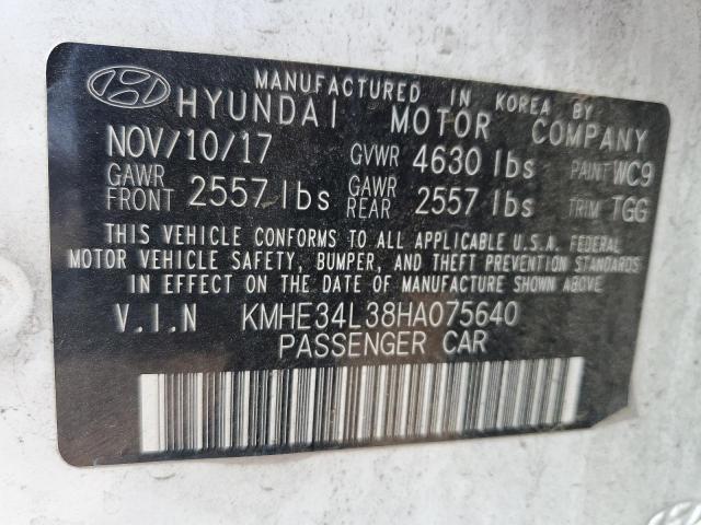 Photo 11 VIN: KMHE34L38HA075640 - HYUNDAI SONATA 