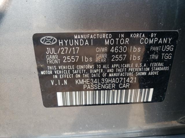 Photo 9 VIN: KMHE34L39HA071421 - HYUNDAI SONATA HYB 