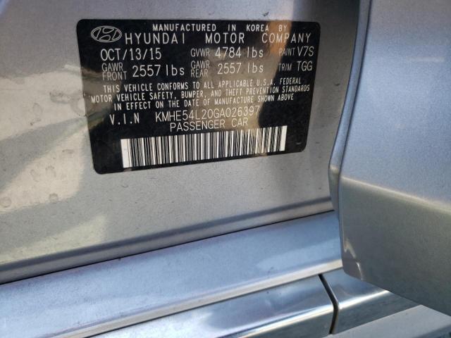 Photo 11 VIN: KMHE54L20GA026397 - HYUNDAI SONATA PLU 