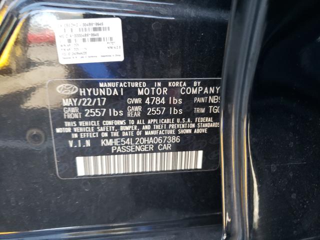 Photo 9 VIN: KMHE54L20HA067386 - HYUNDAI SONATA PLU 