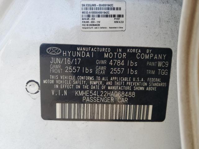 Photo 12 VIN: KMHE54L22HA068488 - HYUNDAI SONATA PLU 