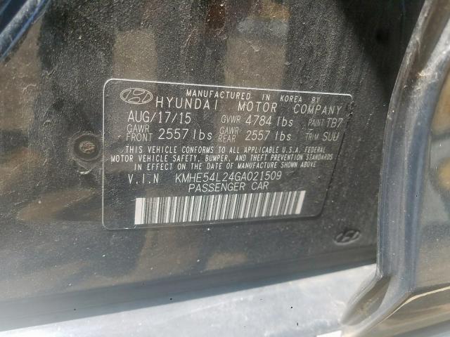 Photo 9 VIN: KMHE54L24GA021509 - HYUNDAI SONATA PLU 