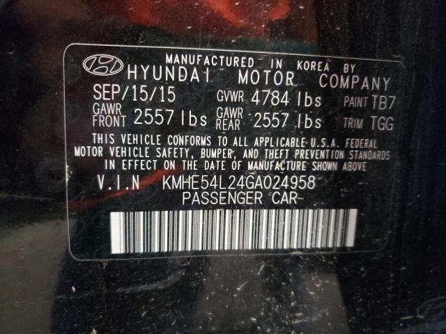 Photo 9 VIN: KMHE54L24GA024958 - HYUNDAI SONATA PLU 