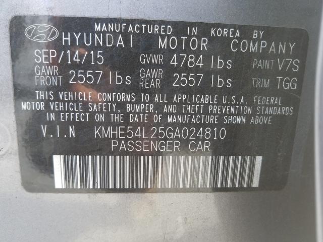 Photo 9 VIN: KMHE54L25GA024810 - HYUNDAI SONATA PLU 