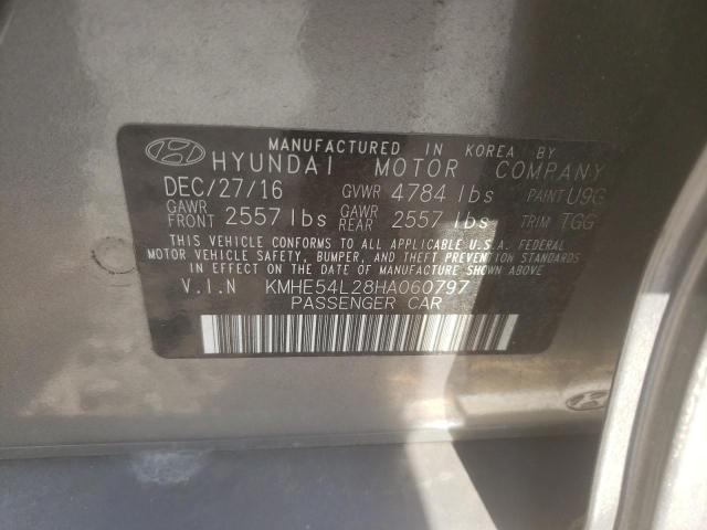 Photo 9 VIN: KMHE54L28HA060797 - HYUNDAI SONATA 