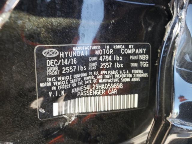 Photo 9 VIN: KMHE54L29HA059898 - HYUNDAI SONATA PLU 