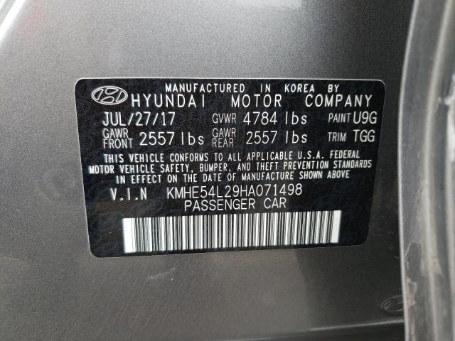 Photo 9 VIN: KMHE54L29HA071498 - HYUNDAI SONATA PLU 