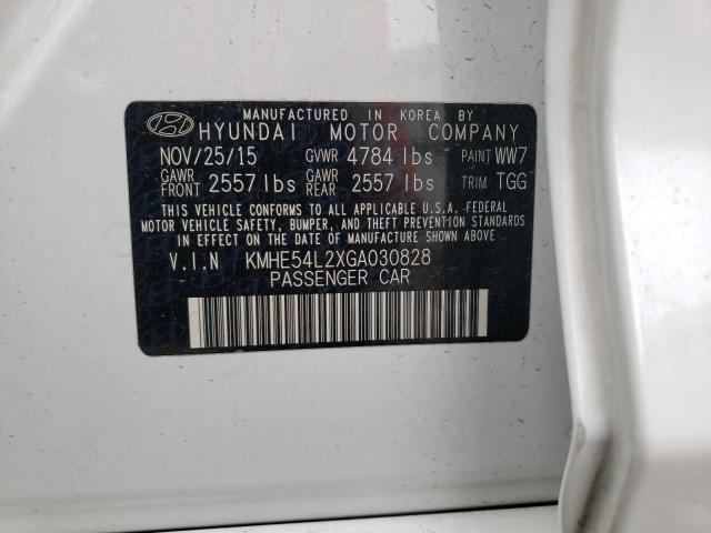 Photo 11 VIN: KMHE54L2XGA030828 - HYUNDAI SONATA 