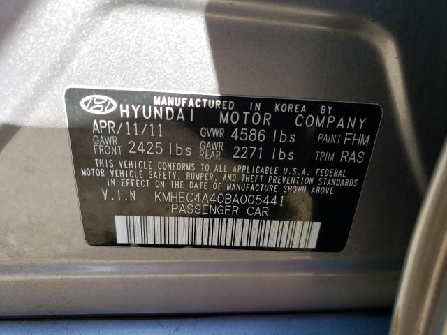 Photo 11 VIN: KMHEC4A40BA005441 - HYUNDAI SONATA HYB 