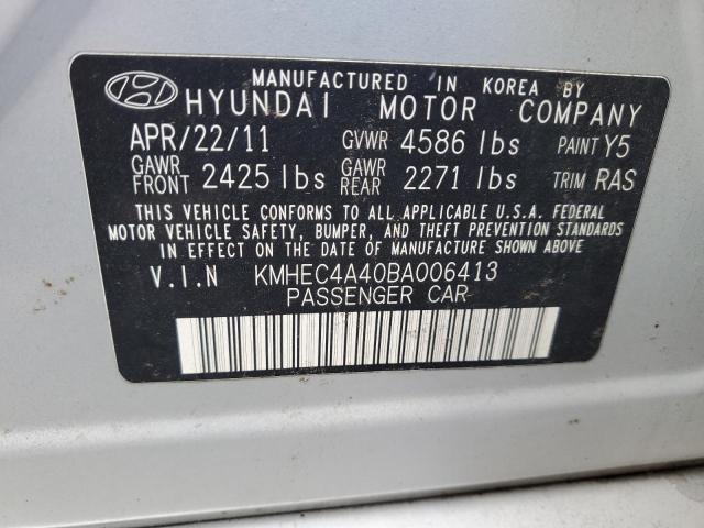 Photo 11 VIN: KMHEC4A40BA006413 - HYUNDAI SONATA 