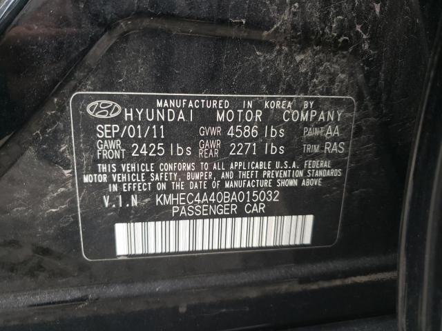 Photo 11 VIN: KMHEC4A40BA015032 - HYUNDAI SONATA HYB 