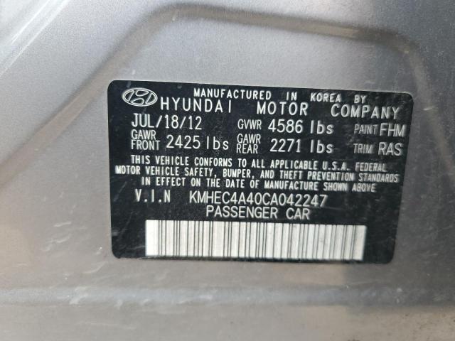 Photo 11 VIN: KMHEC4A40CA042247 - HYUNDAI SONATA 