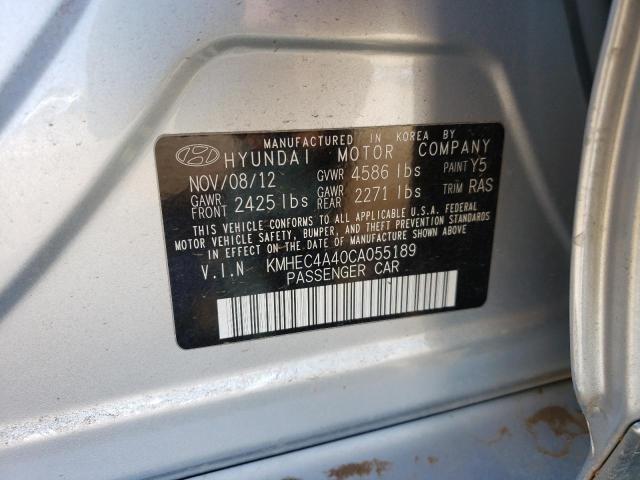 Photo 9 VIN: KMHEC4A40CA055189 - HYUNDAI SONATA HYB 