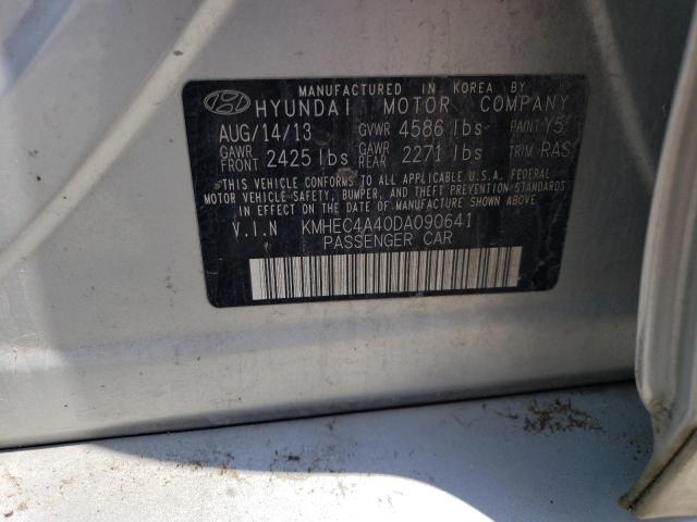 Photo 11 VIN: KMHEC4A40DA090641 - HYUNDAI SONATA HYB 