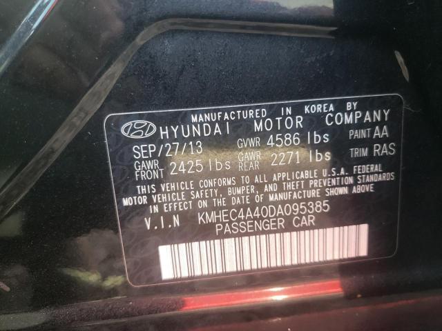 Photo 11 VIN: KMHEC4A40DA095385 - HYUNDAI SONATA 