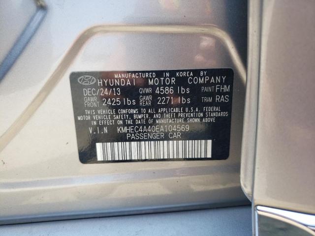 Photo 11 VIN: KMHEC4A40EA104569 - HYUNDAI SONATA 