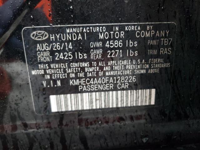 Photo 9 VIN: KMHEC4A40FA128226 - HYUNDAI SONATA SPO 