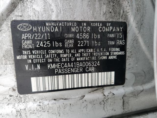 Photo 11 VIN: KMHEC4A41BA006324 - HYUNDAI SONATA HYB 