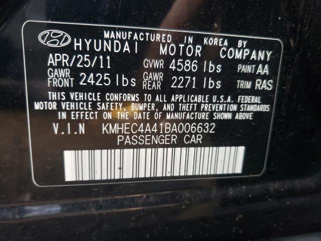 Photo 9 VIN: KMHEC4A41BA006632 - HYUNDAI SONATA HYB 