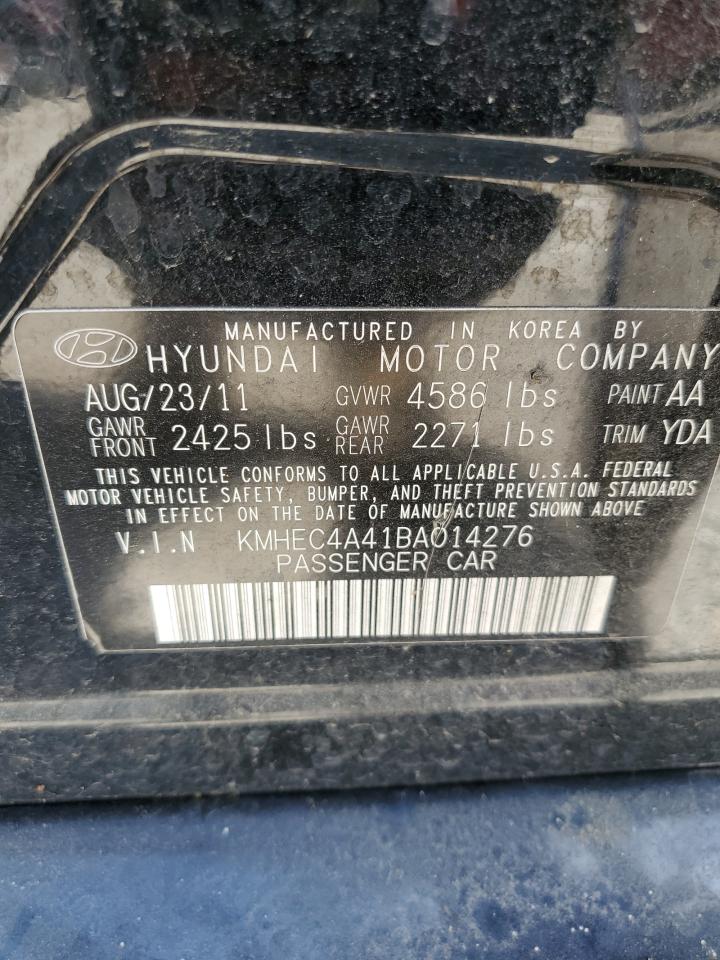 Photo 12 VIN: KMHEC4A41BA014276 - HYUNDAI SONATA 