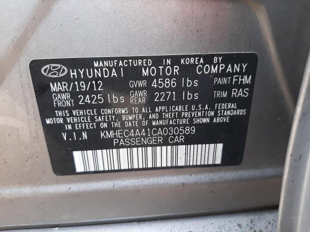 Photo 9 VIN: KMHEC4A41CA030589 - HYUNDAI SONATA HYB 