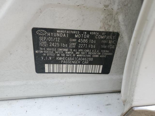 Photo 11 VIN: KMHEC4A41CA046288 - HYUNDAI SONATA HYB 