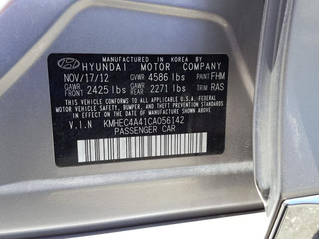 Photo 9 VIN: KMHEC4A41CA056142 - HYUNDAI SONATA HYB 