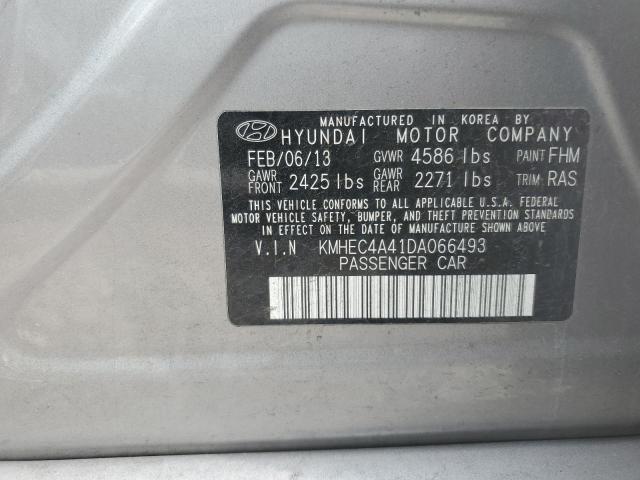 Photo 11 VIN: KMHEC4A41DA066493 - HYUNDAI SONATA 