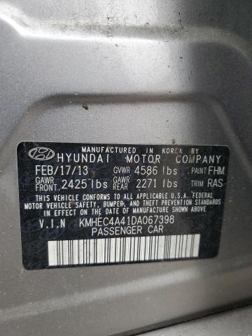 Photo 11 VIN: KMHEC4A41DA067398 - HYUNDAI SONATA 