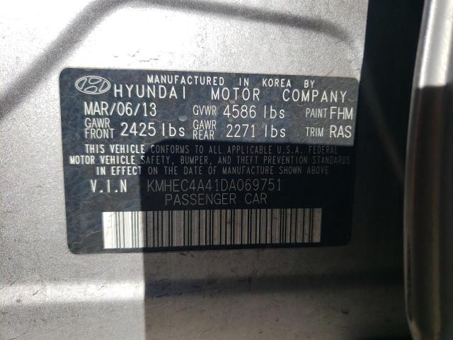 Photo 11 VIN: KMHEC4A41DA069751 - HYUNDAI SONATA 