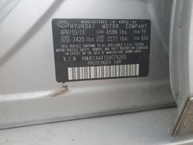 Photo 11 VIN: KMHEC4A41DA074285 - HYUNDAI SONATA 