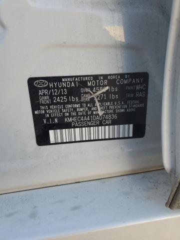 Photo 11 VIN: KMHEC4A41DA074836 - HYUNDAI SONATA HYB 