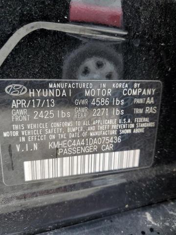 Photo 11 VIN: KMHEC4A41DA075436 - HYUNDAI SONATA 