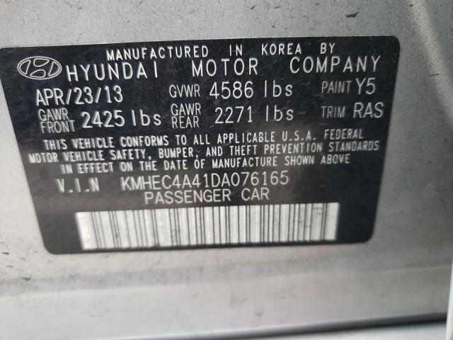 Photo 9 VIN: KMHEC4A41DA076165 - HYUNDAI SONATA 