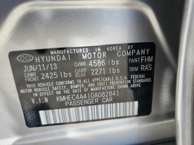 Photo 12 VIN: KMHEC4A41DA082841 - HYUNDAI SONATA 